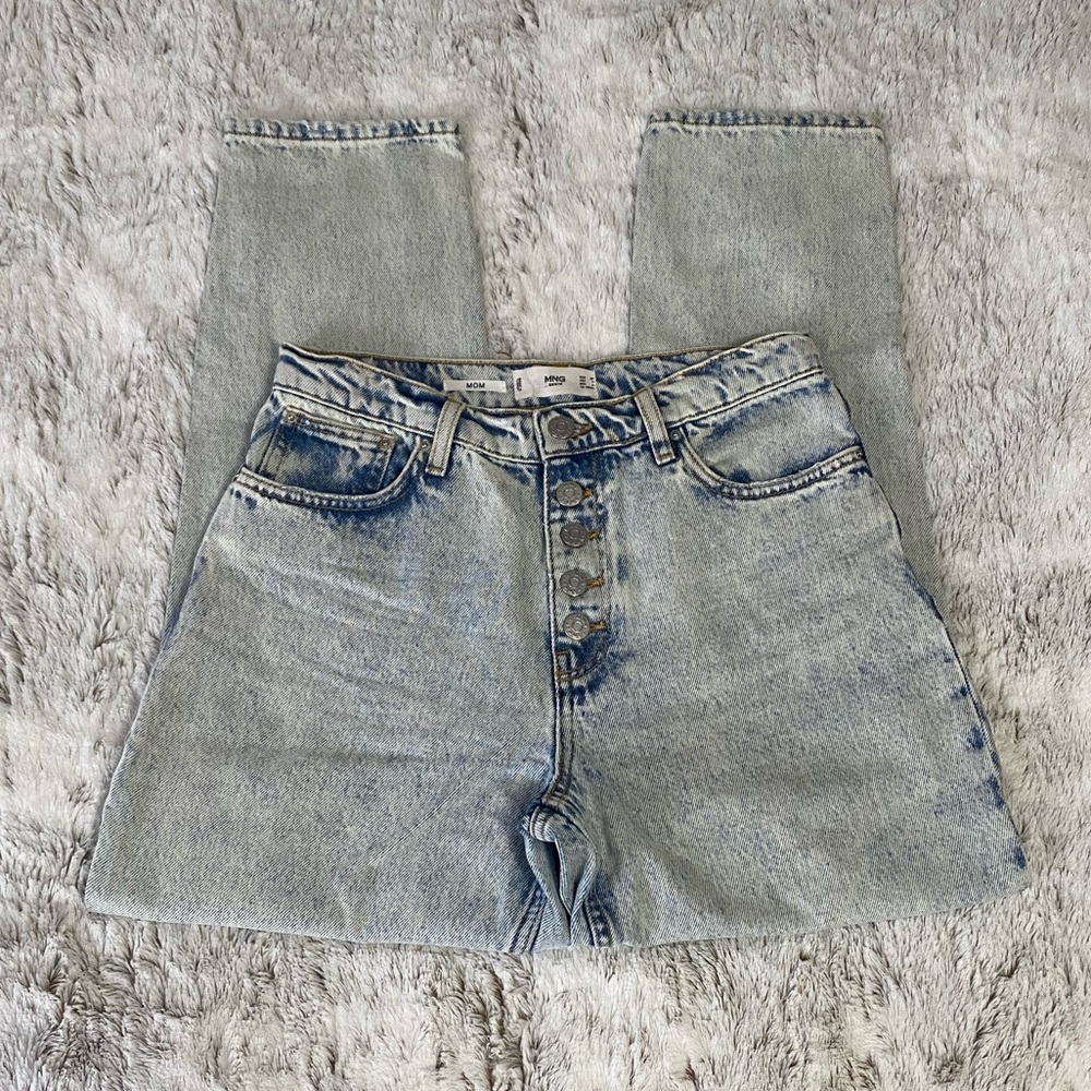 Women Mom Jeans Sz 4 | MNG Denim Mom Jeans | High Rise Mom Jeans | Women Denim 4